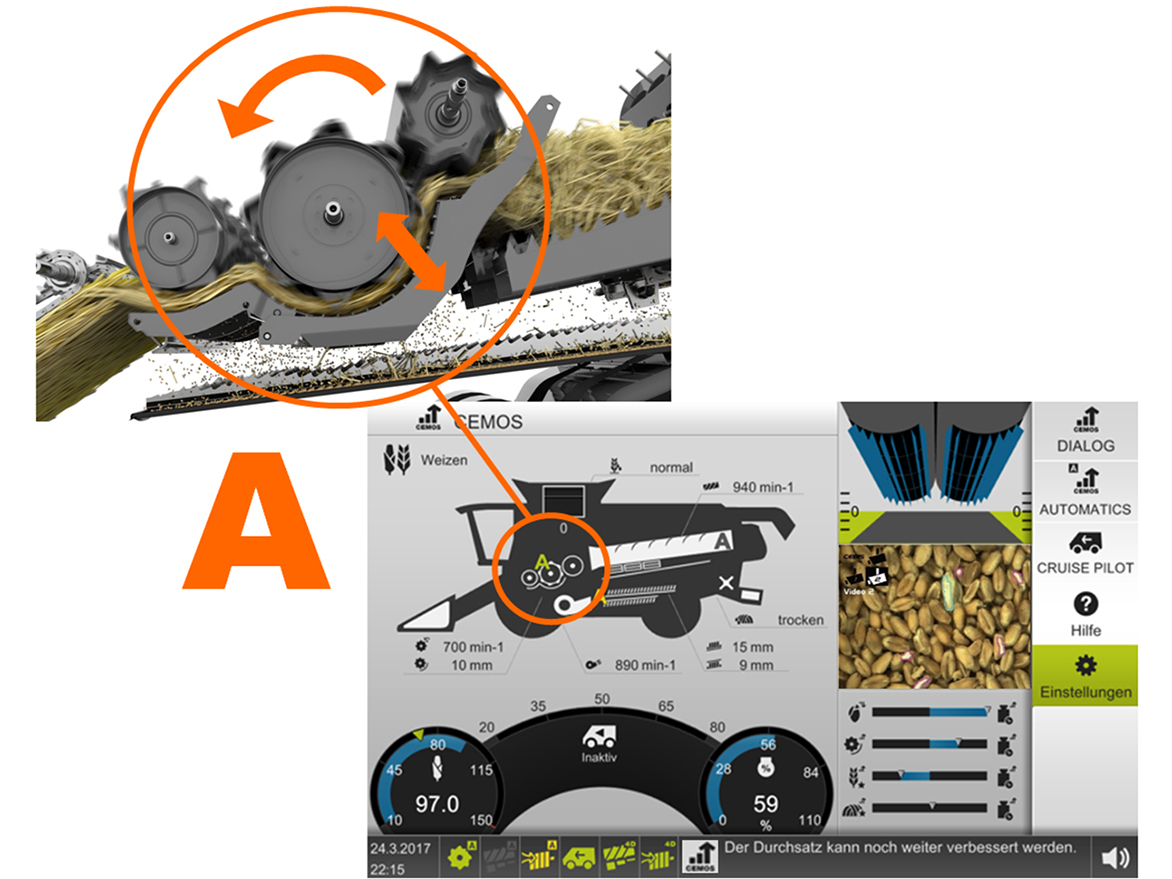 CLAAS CEMOS - fima-2018-claas-cemos-auto-threshing-1